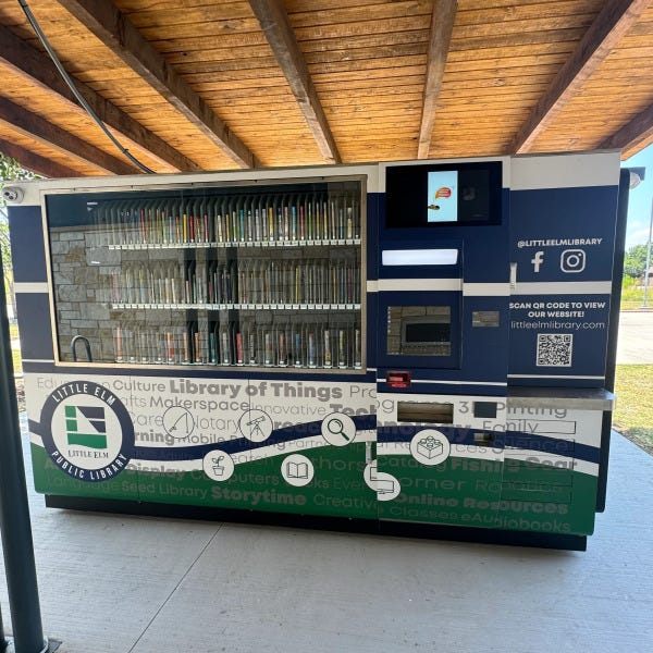Town of Little Elm Library Kiosk wrap
