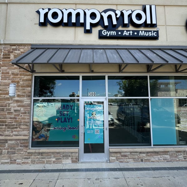 Romp n' Roll Channel Letters