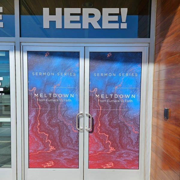 One Community Church Window Graphics