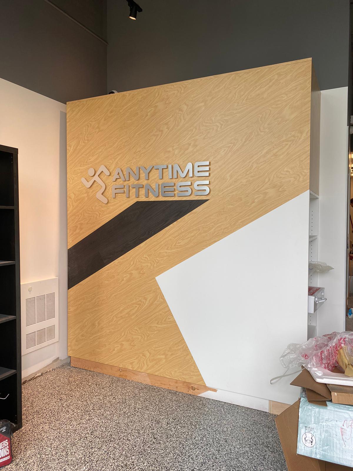 Eye-Catching 3D Logo Signs for Anytime Fitness around the GTA (Toronto, ON)