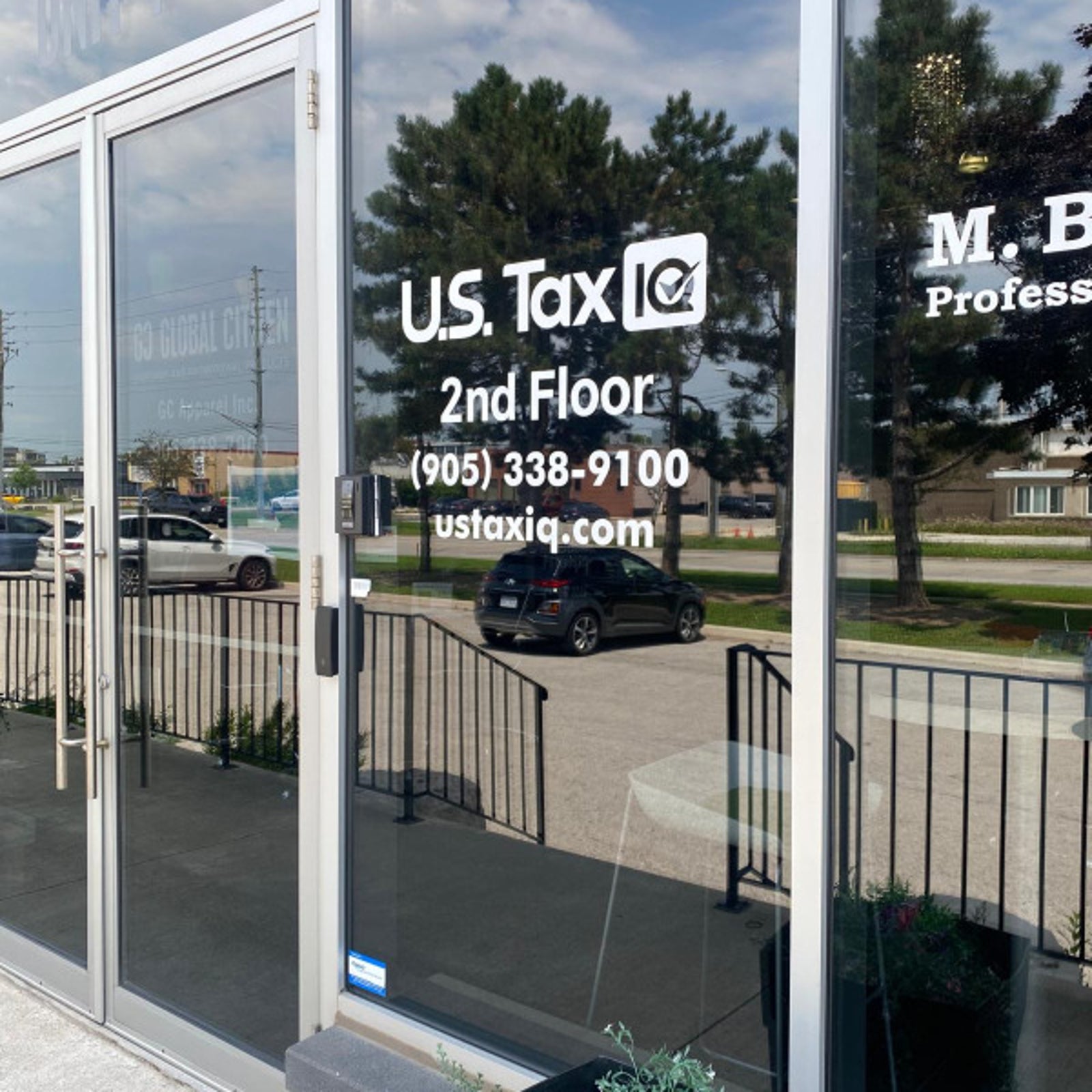 Window Graphics for US Tax IQ in Oakville