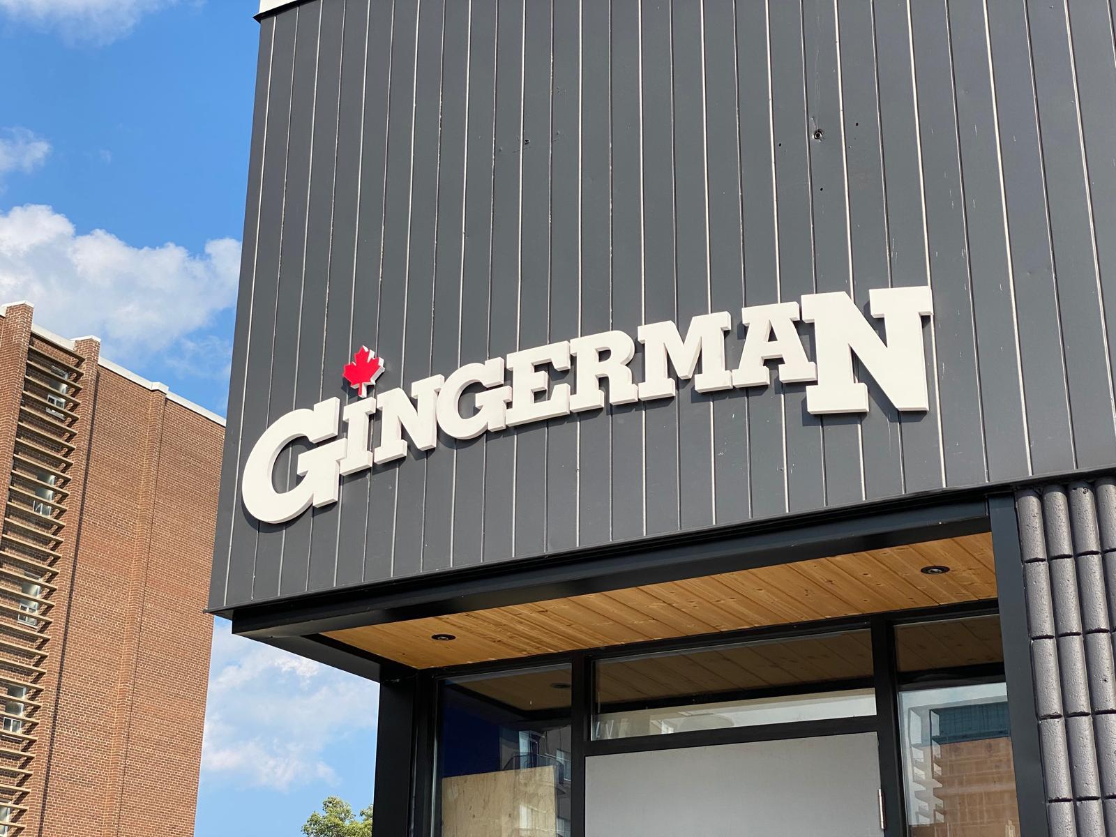 Fresh Outdoor Signs for The Gingerman Social Eatery in Oakville, ON