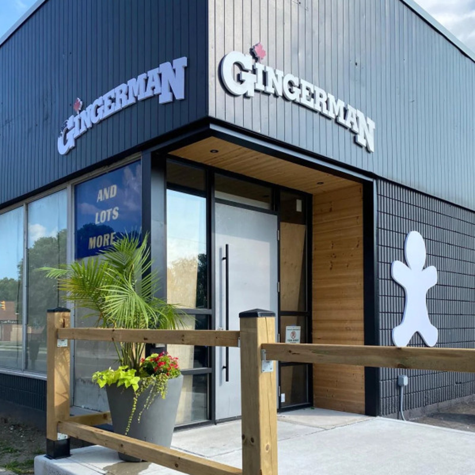Outdoor 3D PVC Lettering & Sign for The Gingerman Eatery in Kerr St, Oakville
