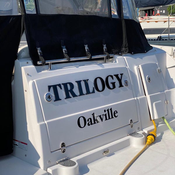 3D Boat Lettering for Oakville Marine's Boat
