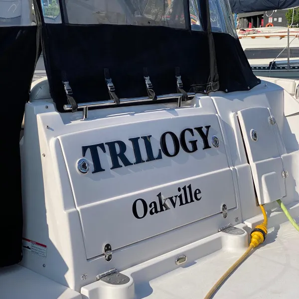 3D Boat Lettering for Oakville Marine's Boat