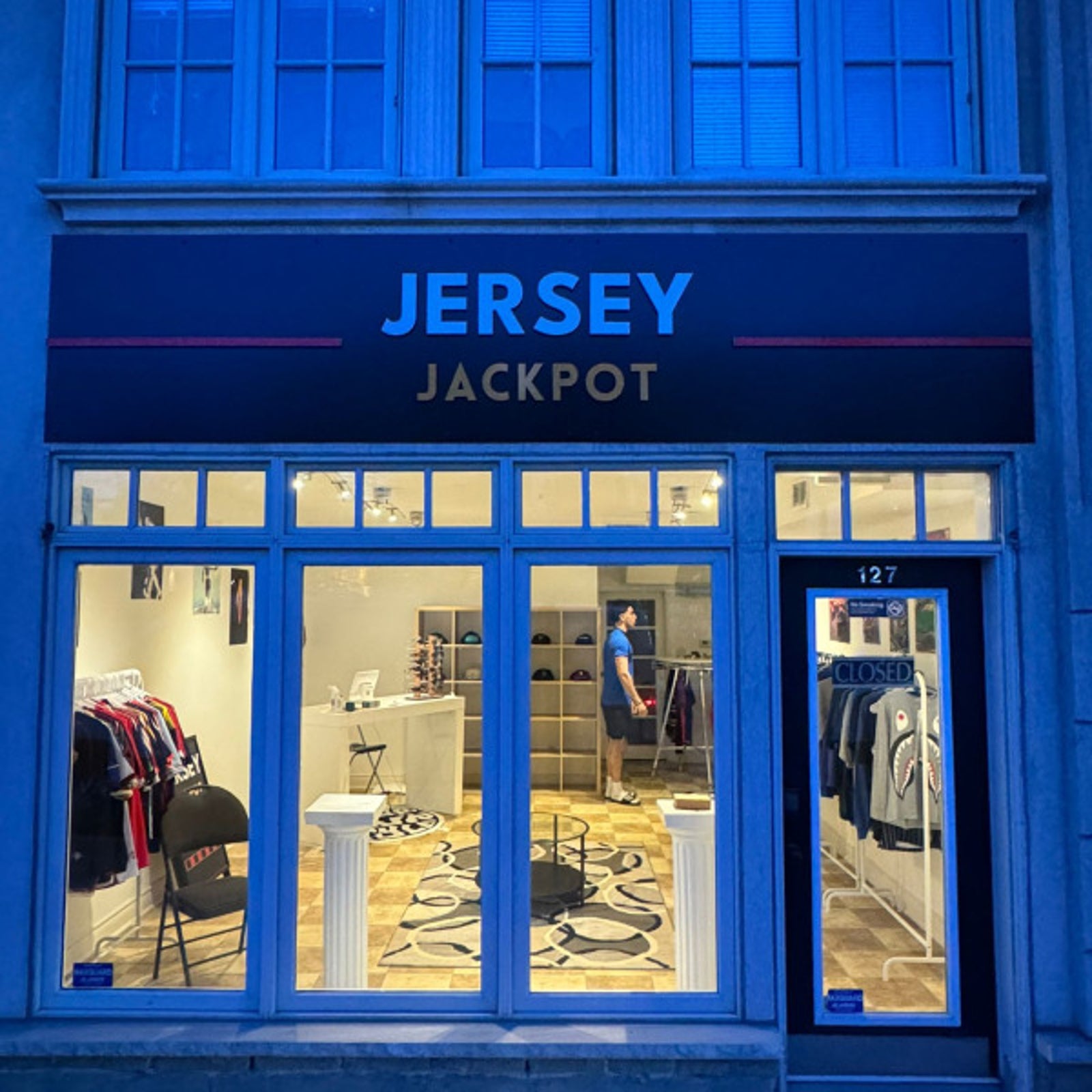 Reflective 3D Acrylic Letters Sign for Jersey Jackpot in Lakeshore Road, Oakville