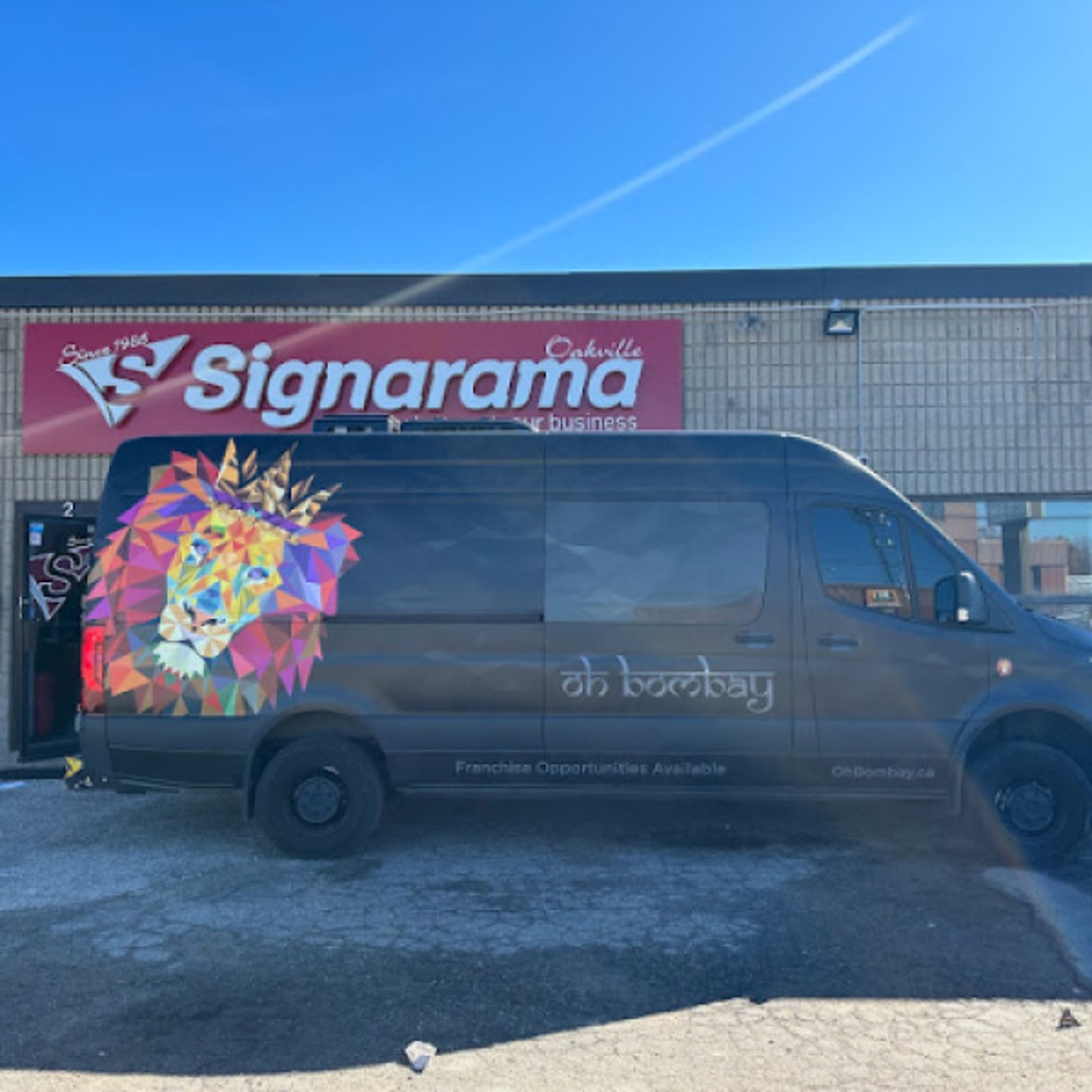 Full Van Wrap for Oh Bombay Indian Restaurant in Oakville