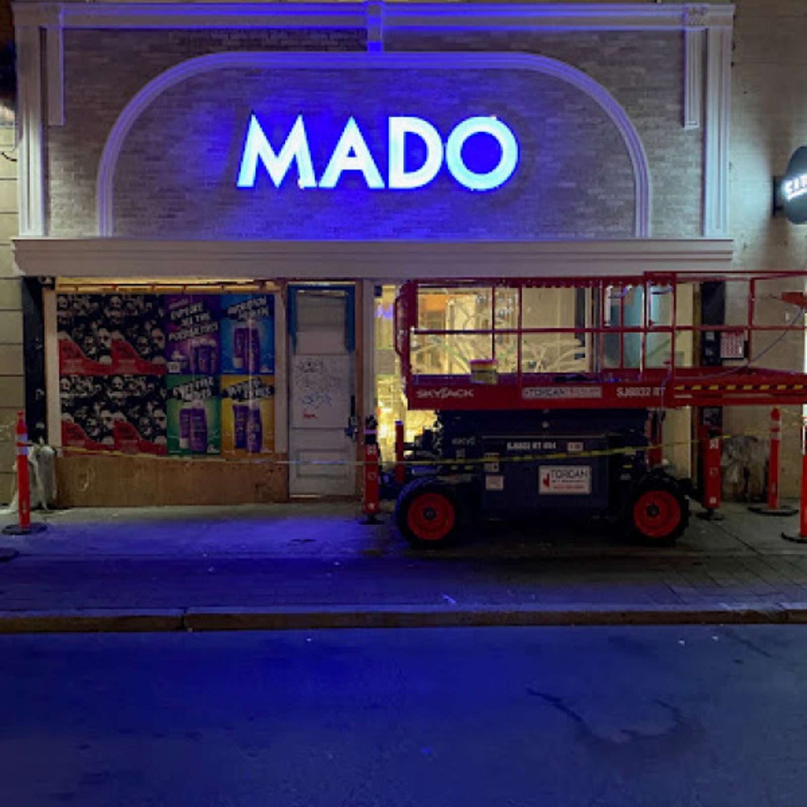 Illuminated Channel Letters for MADO Cafe in Toronto
