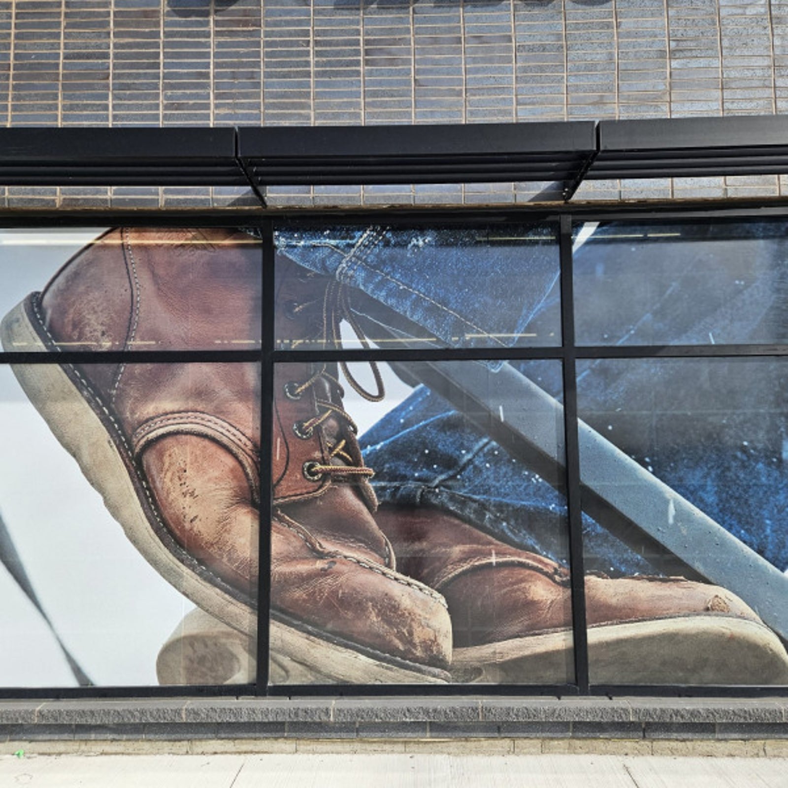 Perforated Window Graphics for Red Wing in Milton