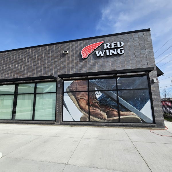 Illuminated Channel Letters for Red Wing in Milton