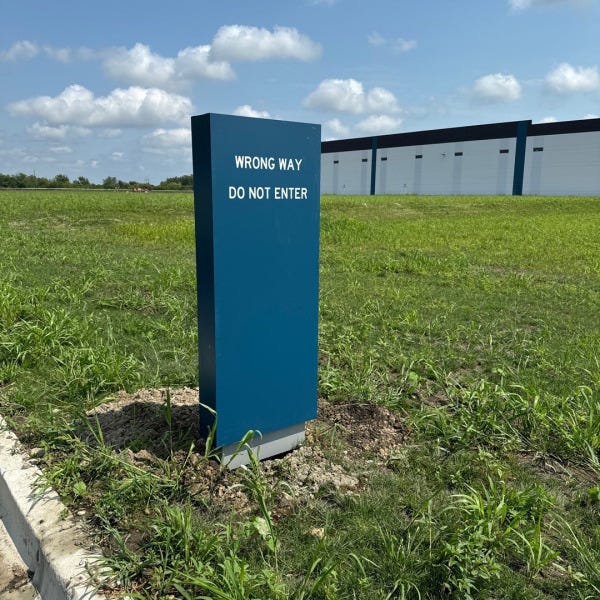 Panduit Wayfinding Sign Side 2