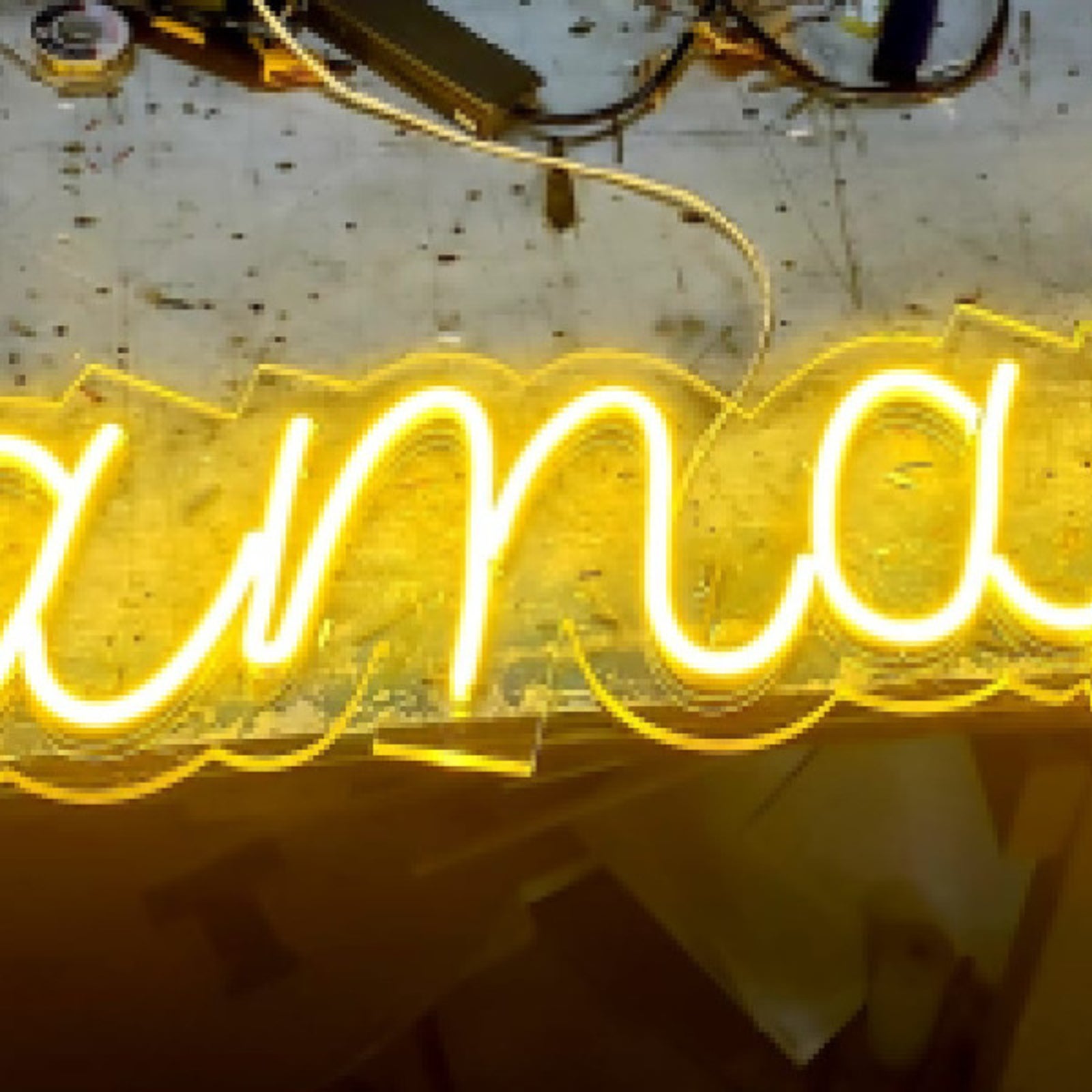 Custom Namaste Neon LED Sign in Oakville