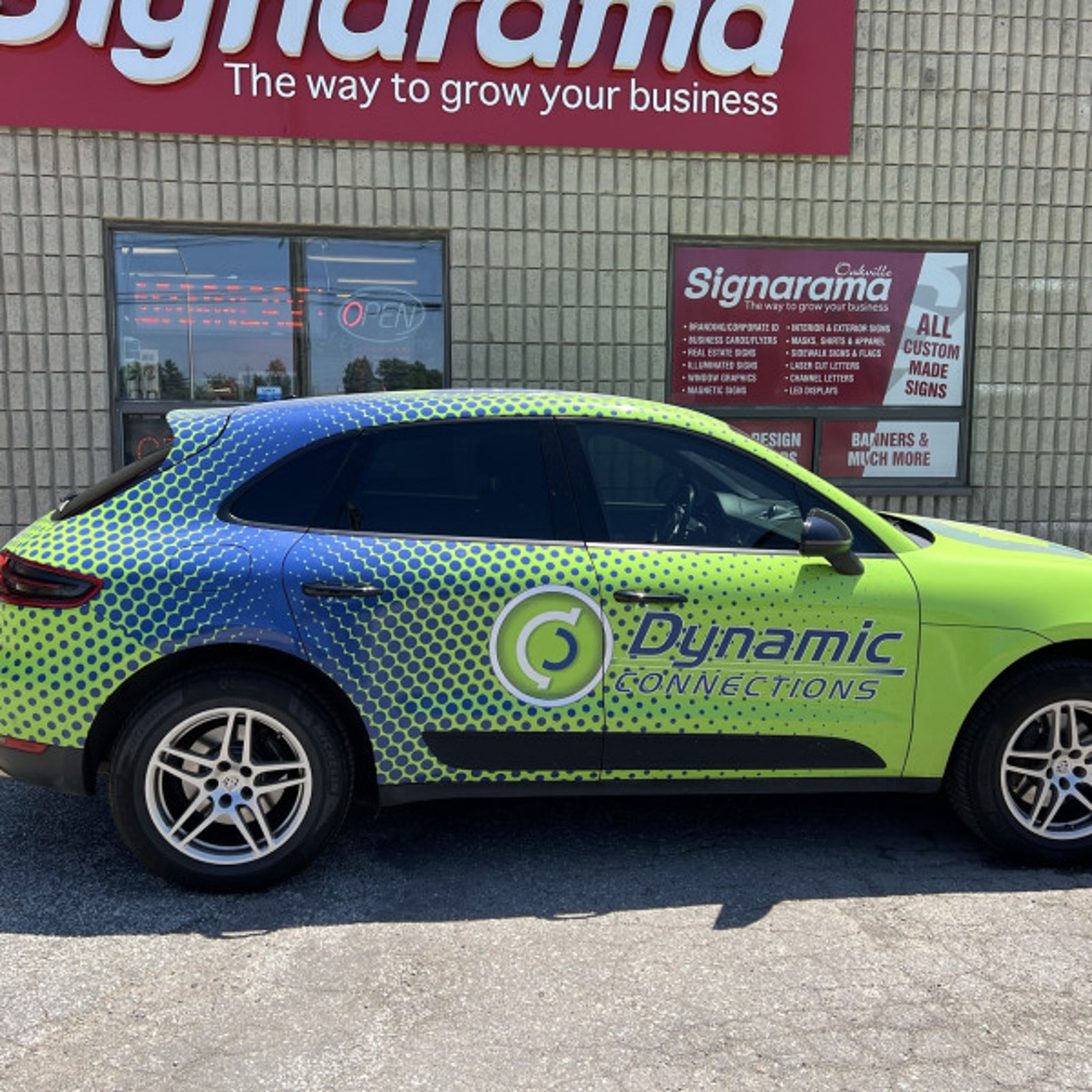 Porsche Full Car Wrap & Tinted Windows for Dynamic Connections