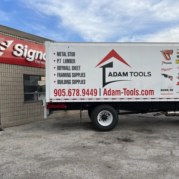 Truck Wrap for Adam Tools