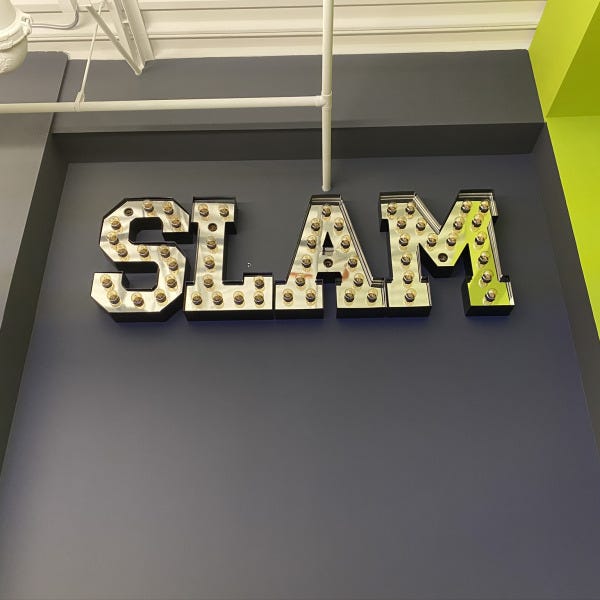 Custom SLAM Indoor Sign for Geotab in Oakville
