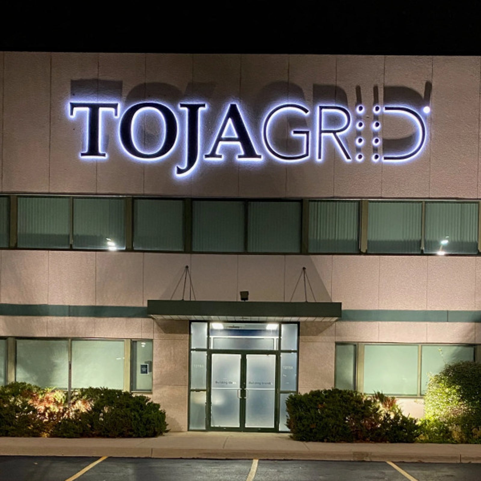 Backlit Channel Letters for TOJA Grid