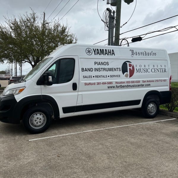 Fort Bend Music van