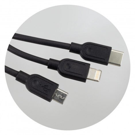 Bamboo Triple Connector Cable