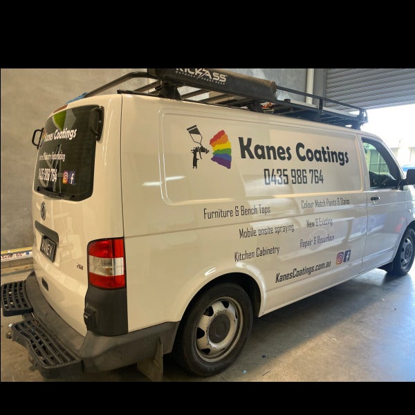 Van Lettering - Kanes Coatings - Montmorency VIC.