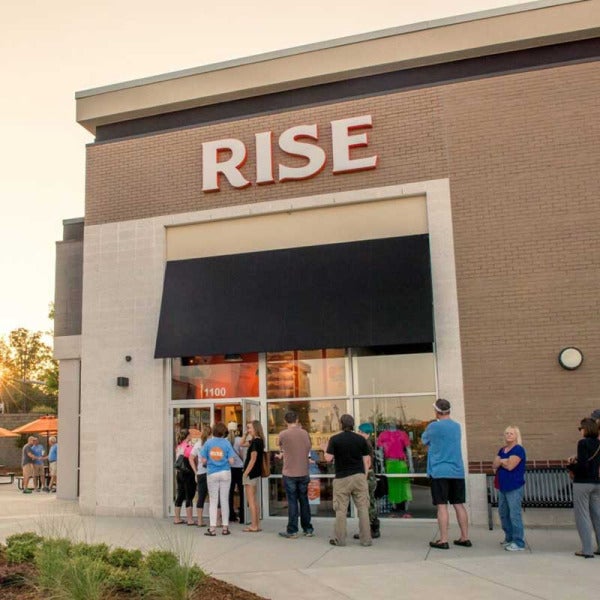 RISE's Glazed Strawberry Biscuit: Southern Comfort Food Delight!