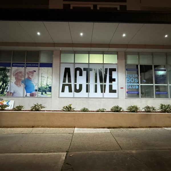 Fitness centre branding - Window graphics - Signarama Canterbury