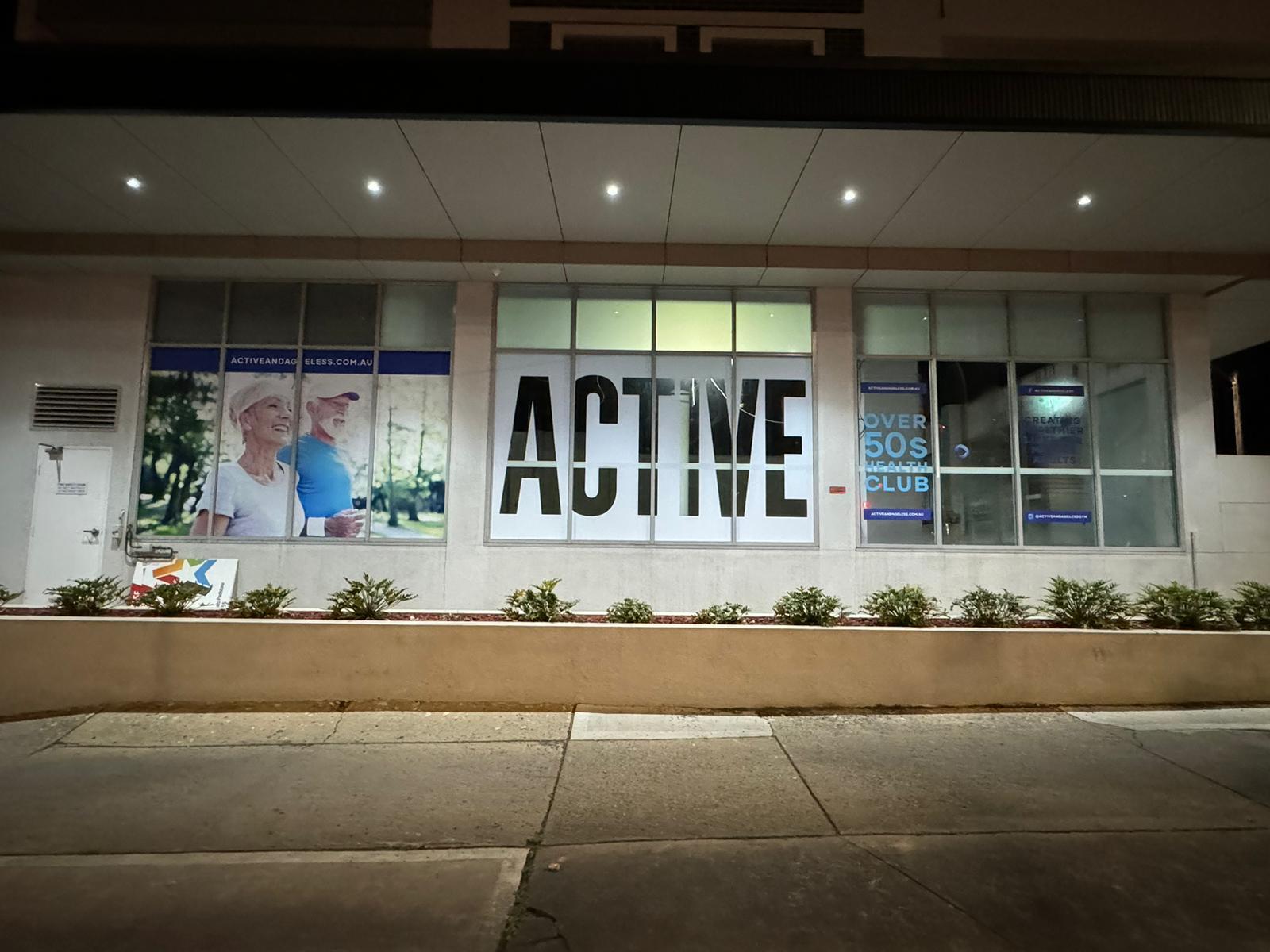Fitness centre branding - Window graphics - Signarama Canterbury