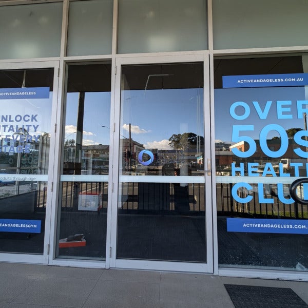 Fitness centre branding - Window graphics - Signarama Canterbury