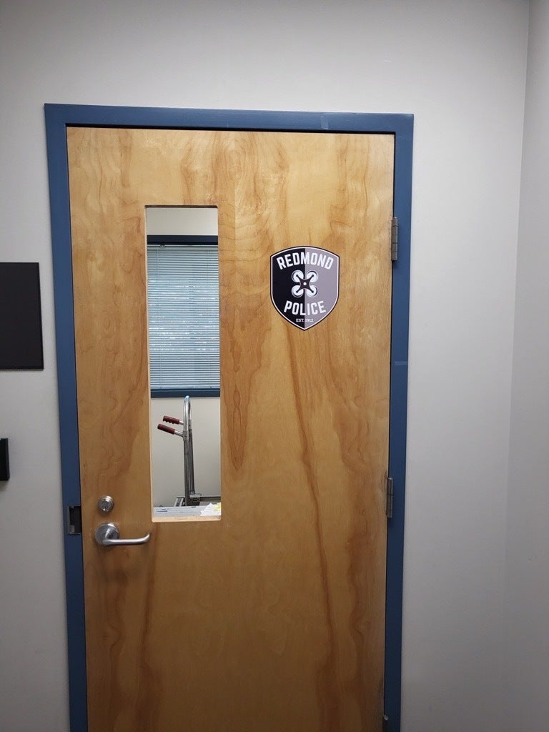 Custom Brand Signs Comes in Various Forms - Redmond Police Drone Dept Gets Brand Treatments, Redmond, WA