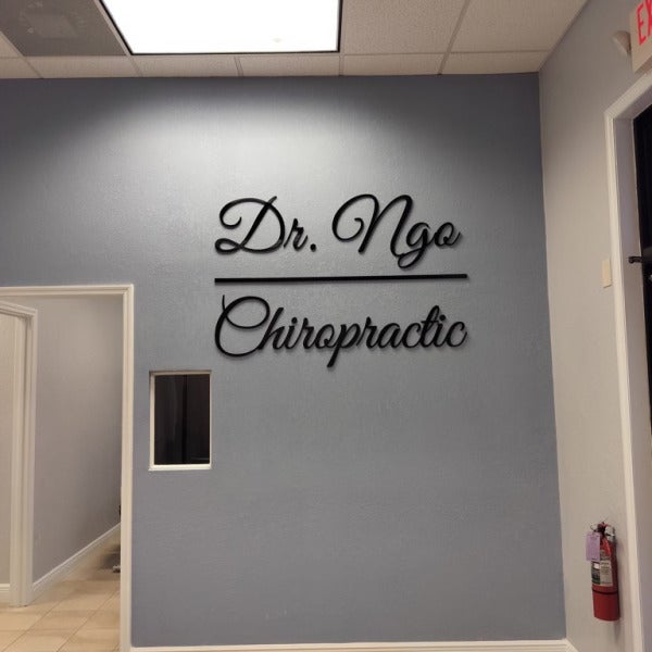 Indoor signage.