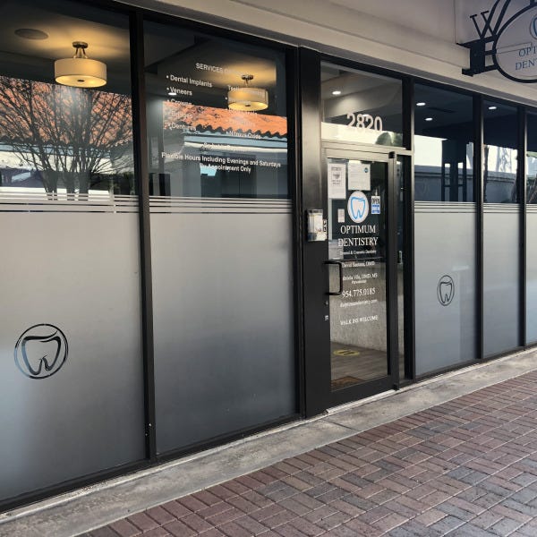 Frosted Vinyl on Exterior Windows