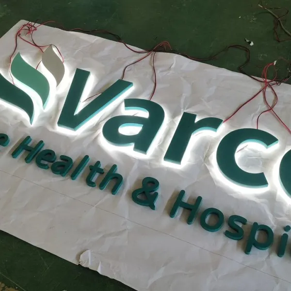 3D backlit logo
