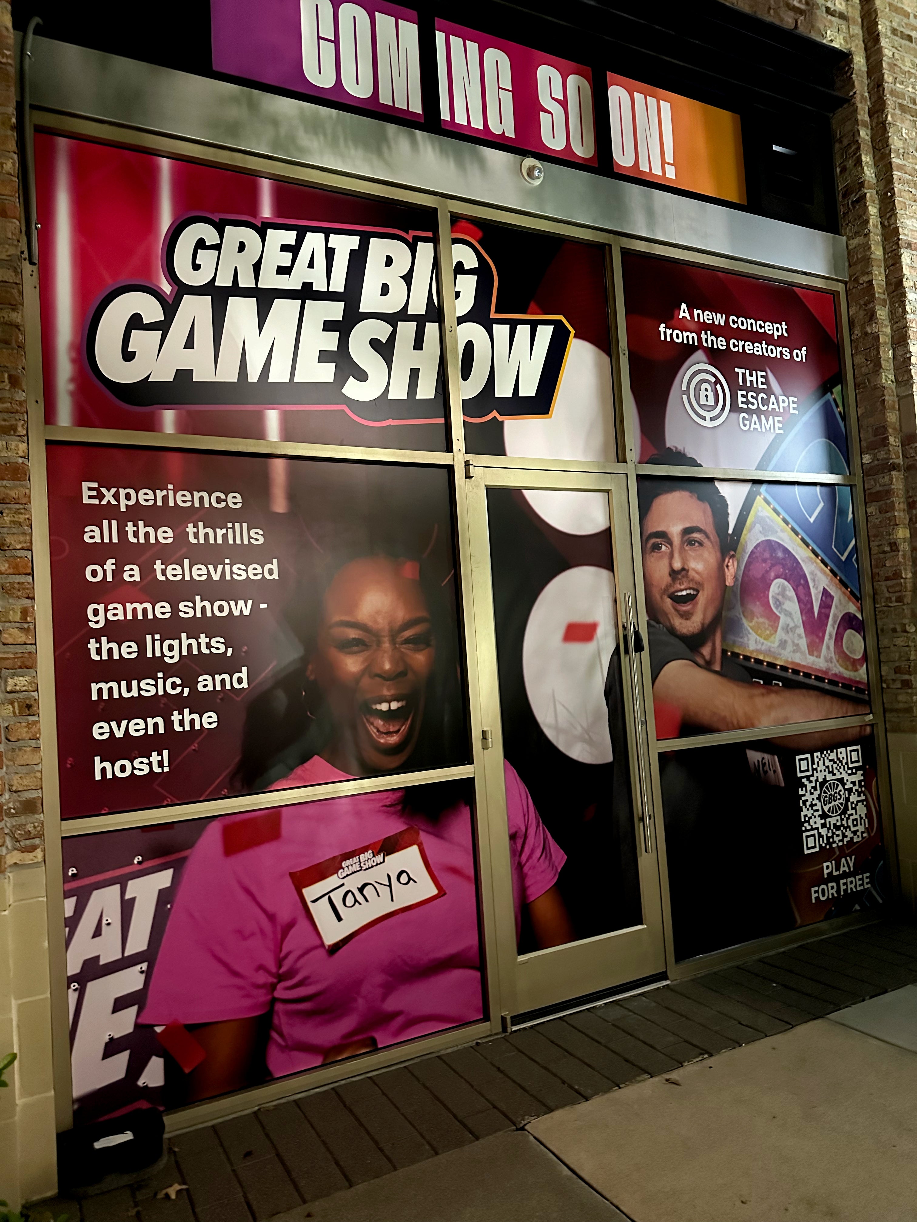 Transforming The Escape Game's Storefront with Stunning Window Graphics