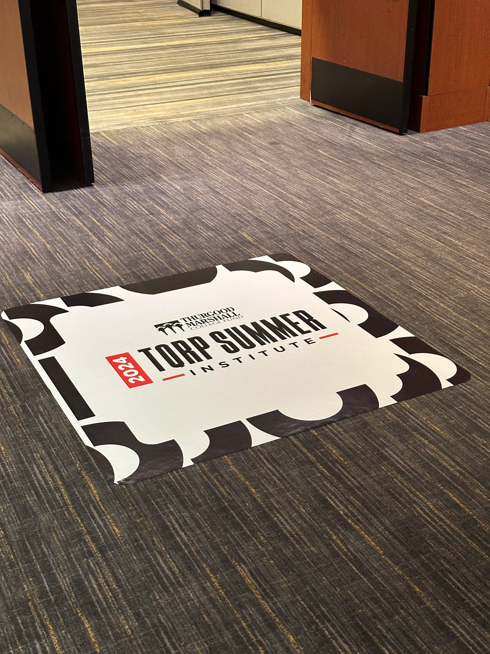 Rapid Turnaround: Event Meter Board, Pop-Up, and Floor Decals in 24 Hours!