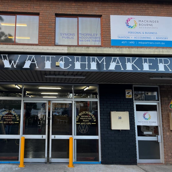 The Watchmaker’s New Signage by Signarama Windsor