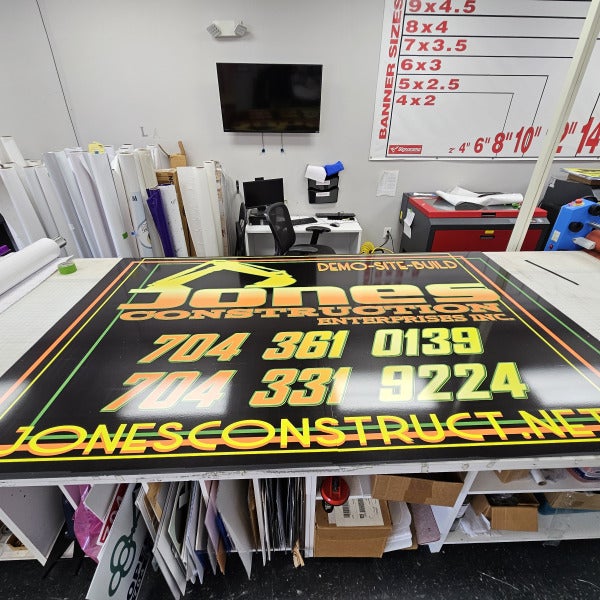Custom Construction Site Signs!