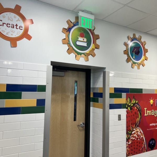 Wall Graphics school