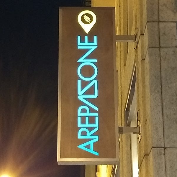 ArepaZone Illuminated Blade Sign