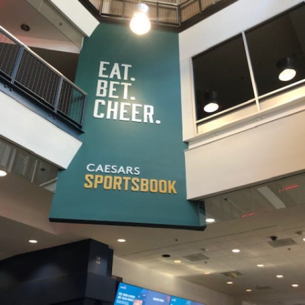 Caesers Sportbook - Dimensional Letters