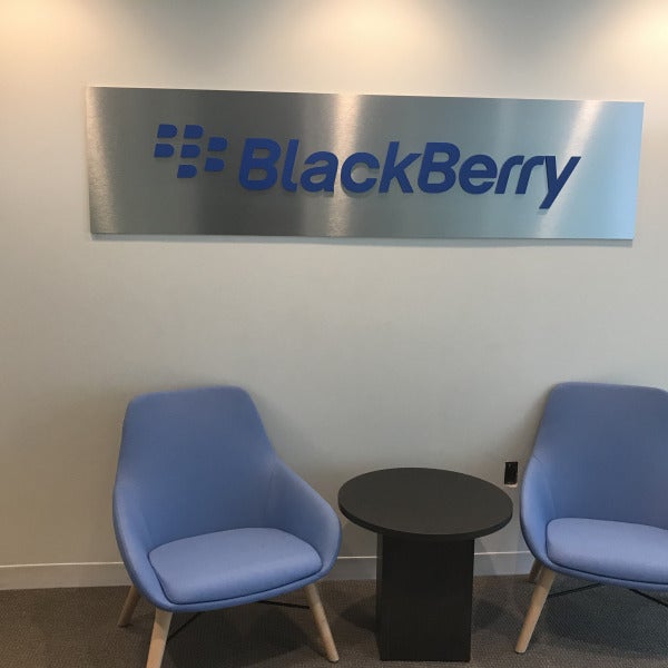Blackberry Government Solutions (Washington DC) - Panel Reception Sign