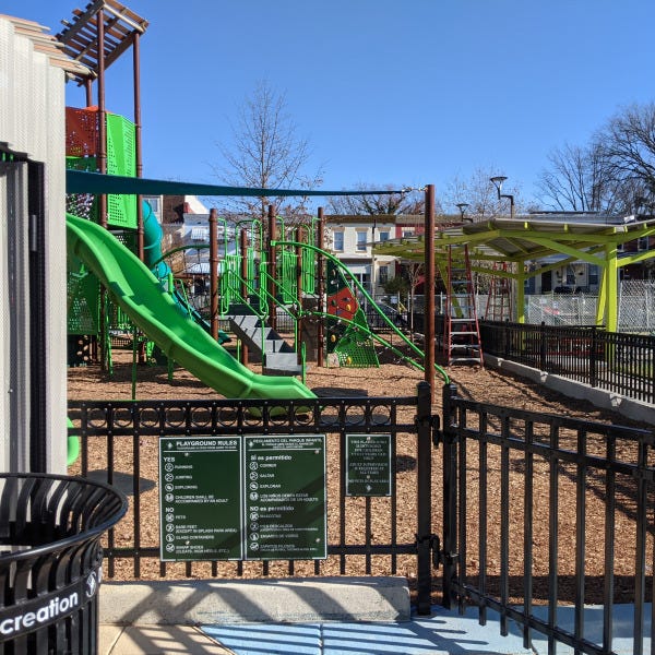 Petworth Recreation Center Playground Signs