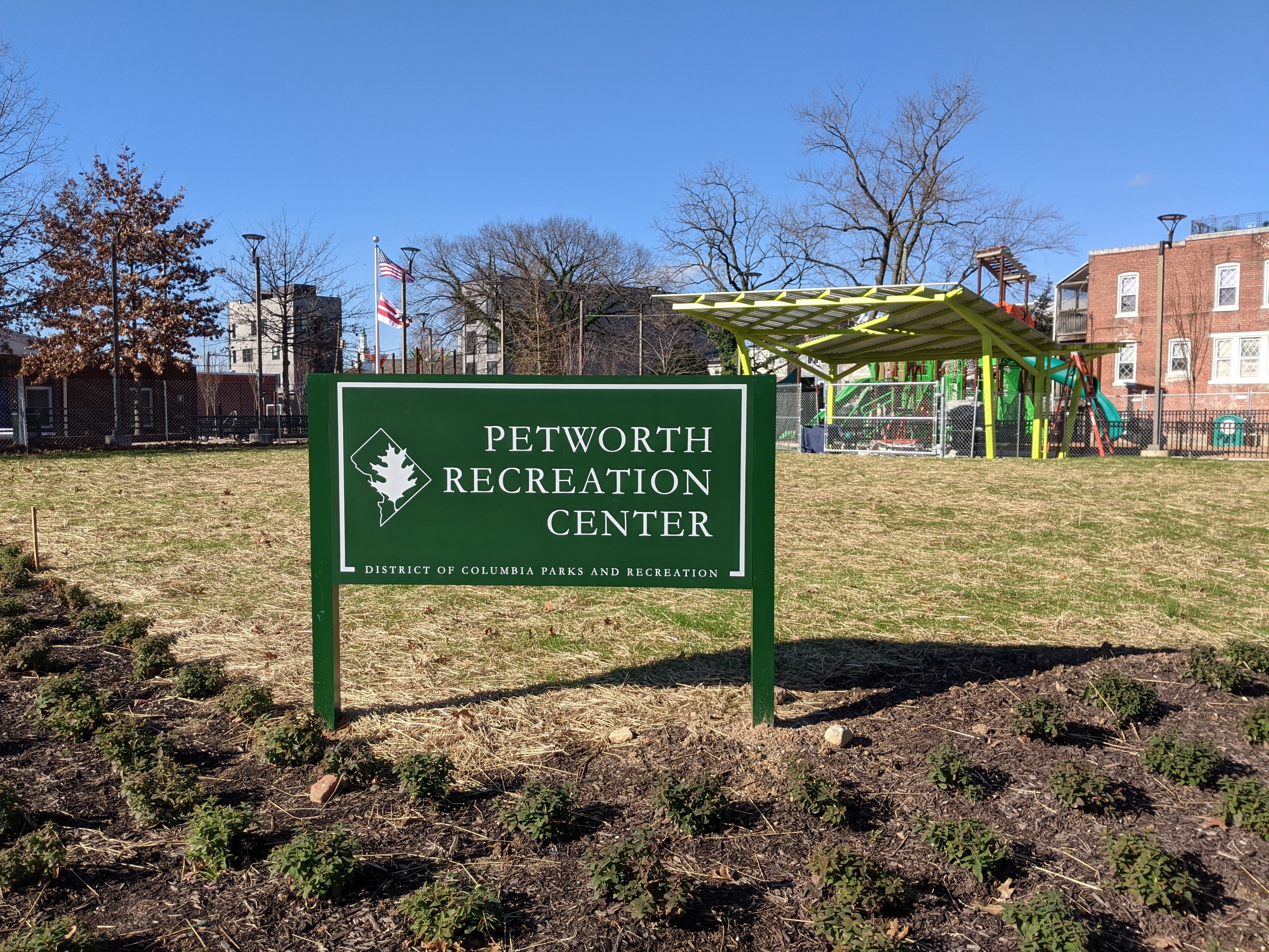 Aluminum Post & Panel Sign for Petworth DC Recreation Center