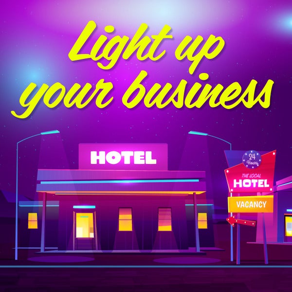 Light up your brand with illuminated signs