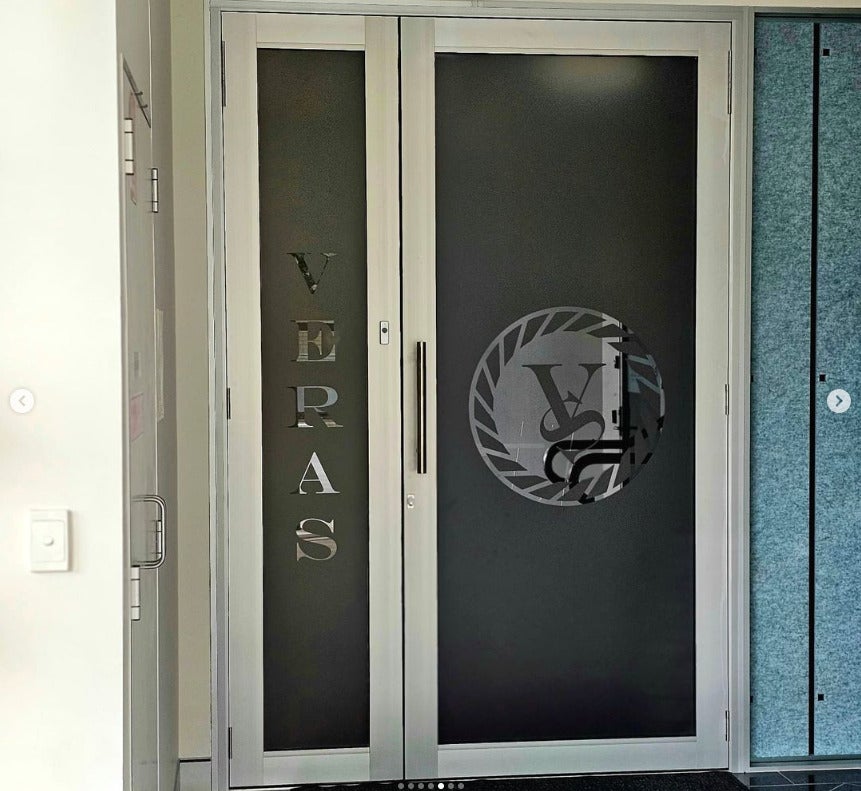 Acrylic Lettering and Window Frosting
