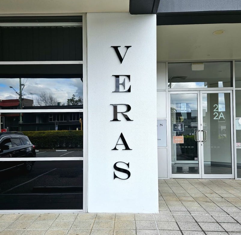 Acrylic Lettering and Window Frosting