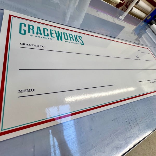 Time to Get A Giant Pay Check! Custom-made for your Moments!
