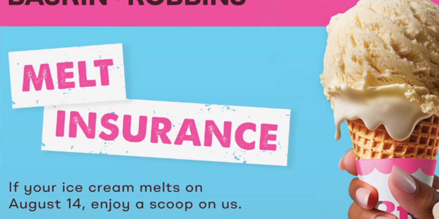 Beat the Heat with Baskin-Robbins' Revolutionary "Melt Insurance" Promotion on August 14, 2024