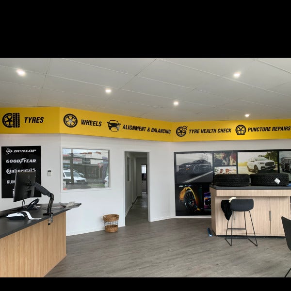 Reception Signage - Beaurepaires - Preston VIC.