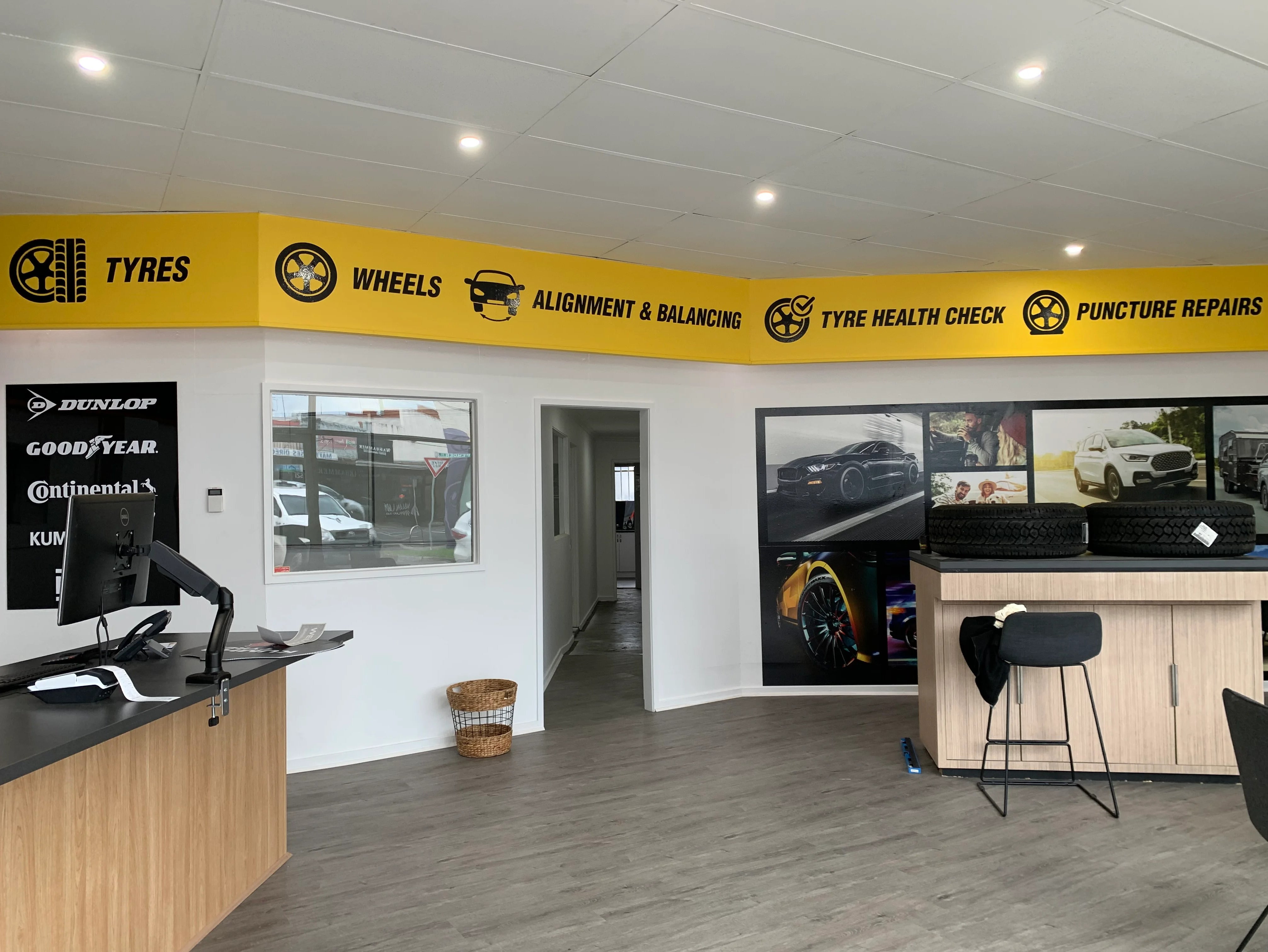 Reception Signage - Beaurepaires - Preston VIC.