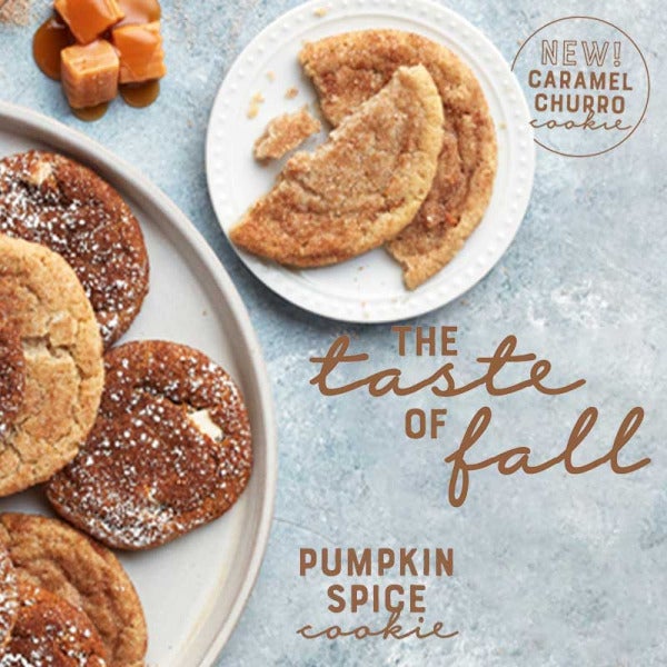 Great American Cookies Unveils Exciting New Fall Flavors: Caramel Churro and Pumpkin Spice Cookies Great American Cookies Unveils Exciting New Fall Flavors: Caramel Churro and Pumpkin Spice Cookies
