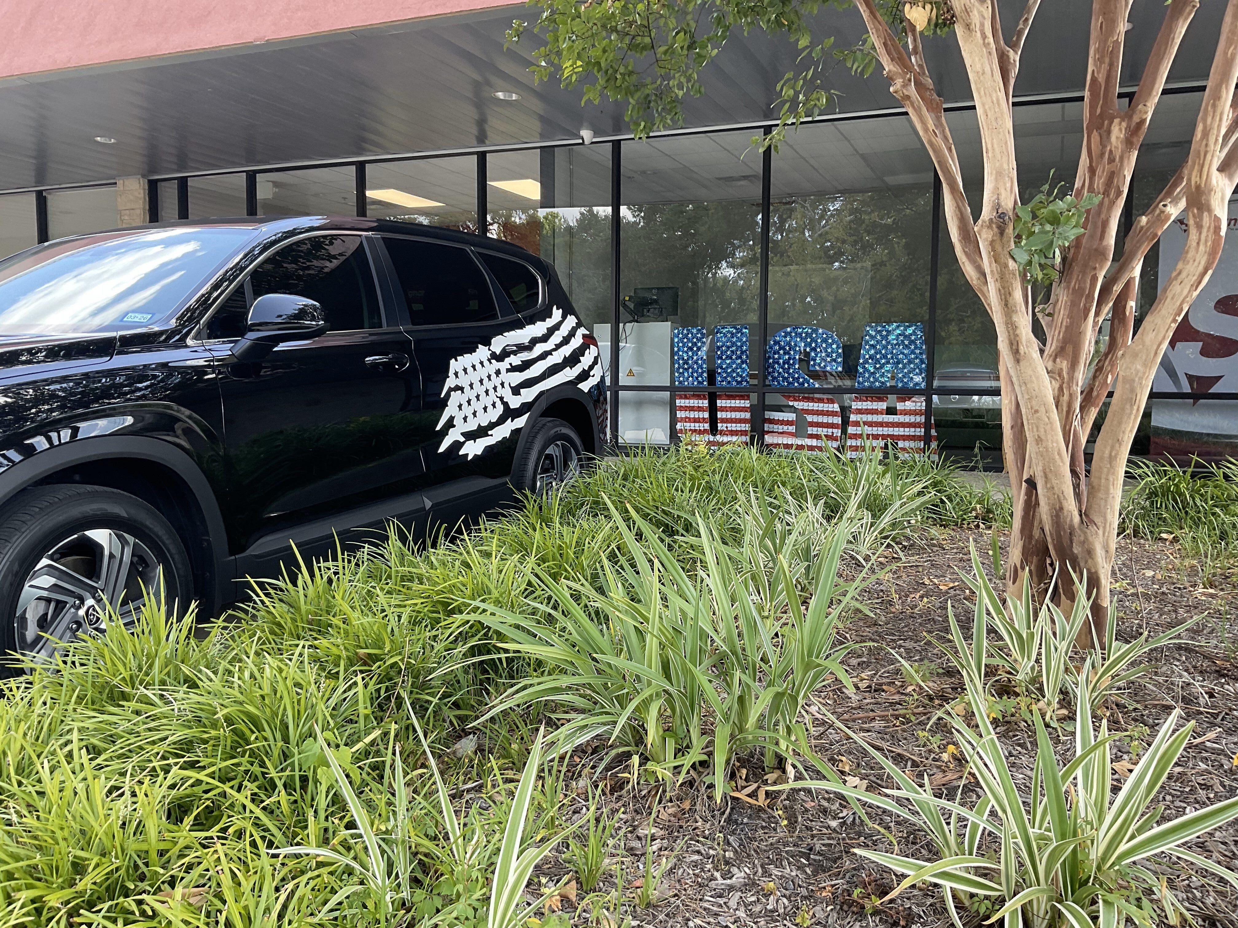 Grandpa's Patriotic Vehicle Graphics